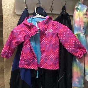 Baby girls NORTH FACE hyvent coat